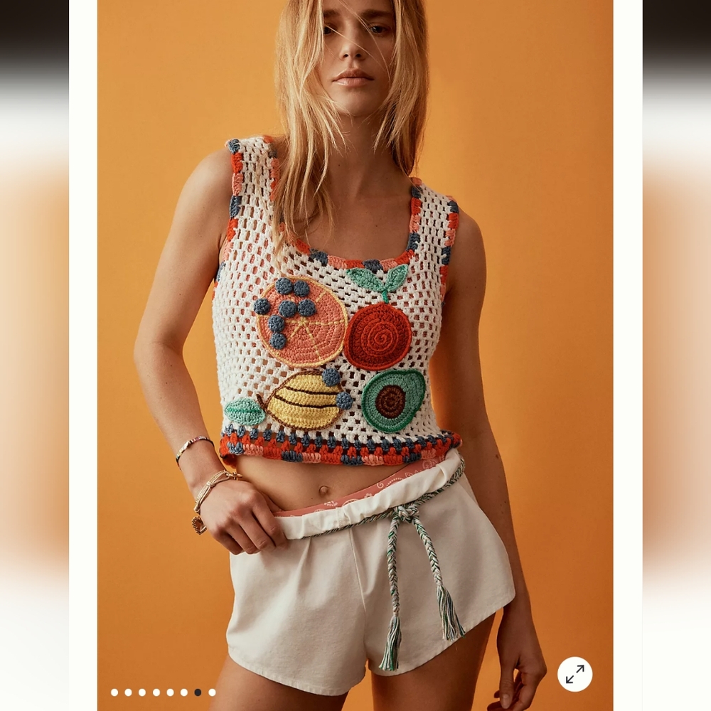 by Anthropologie Linen Tap Shorts